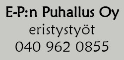 E-P:n Puhallus Oy logo